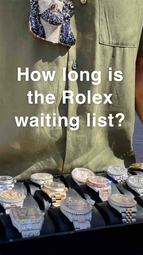 how long is a rolex waiting list|buy Rolex without waitlist.